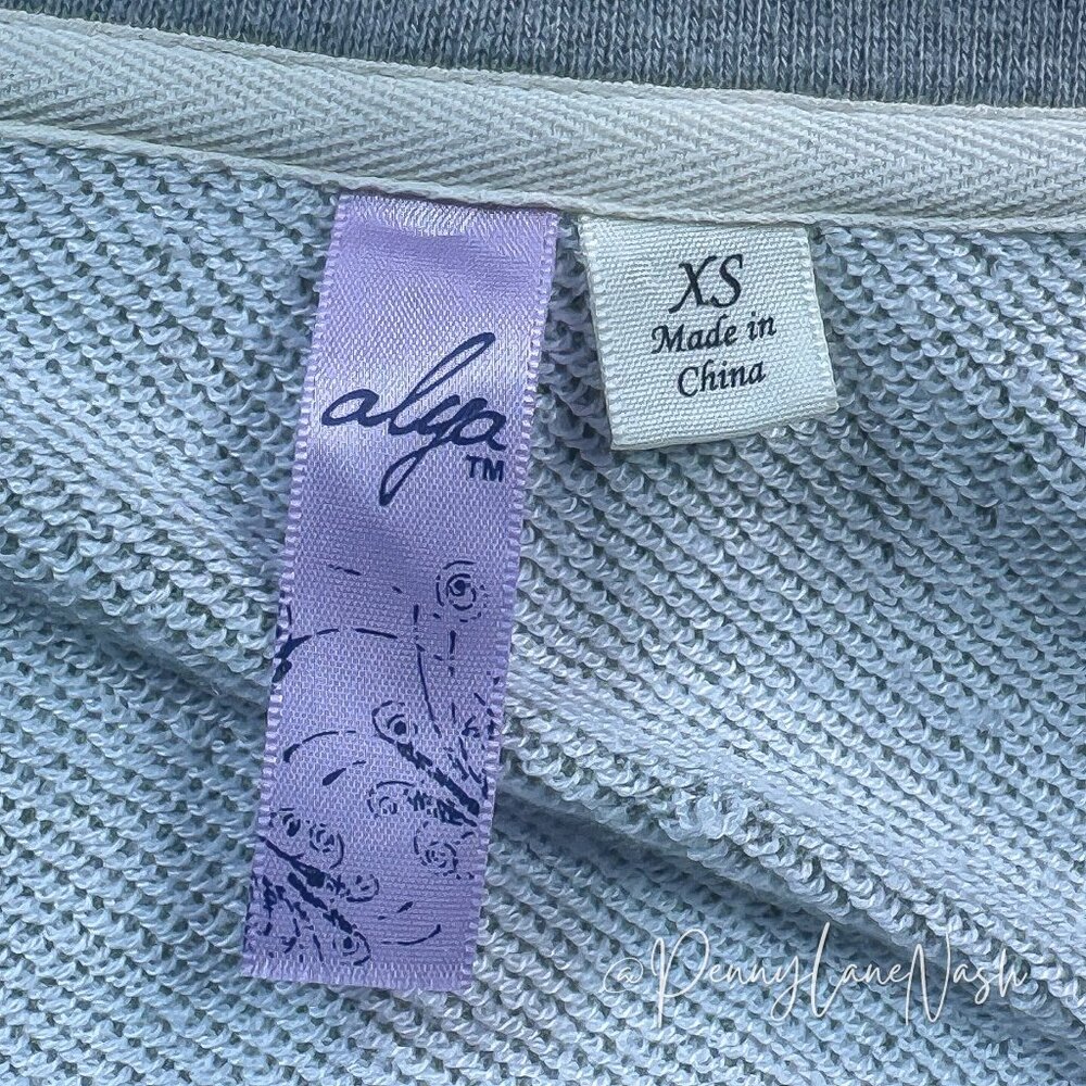 Ayla Embroidered Sleeve Terry Sweatshirt Dress Grey - Picture 5 of 8